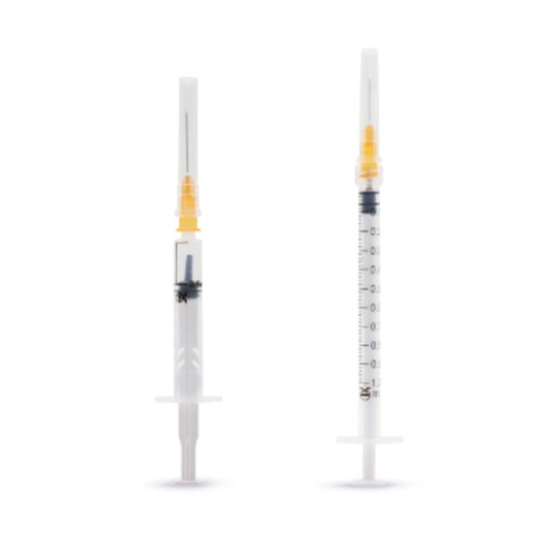 Jeringa de vacuna autodestructiva desechable estéril de 0.5 ml con cierre único MSLD491
