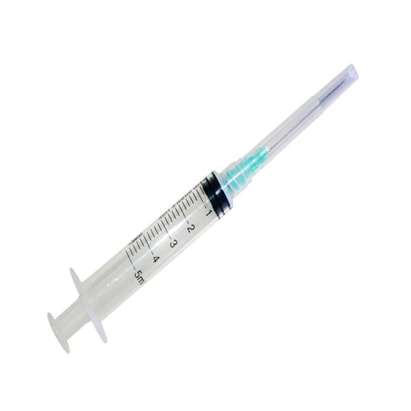 Jeringa hipodérmica estéril desechable de 1 ml, 2 ml, 3 ml y 10 ml con aguja Luer Lock y Luer Slip