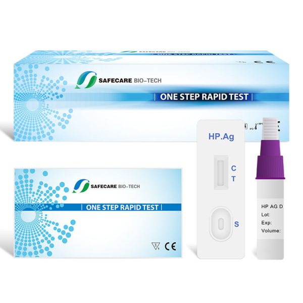 Kit de diagnóstico de alta precisión auto CE marcado para H.Pylori AG Antígeno Prueba Rápida en Cassette