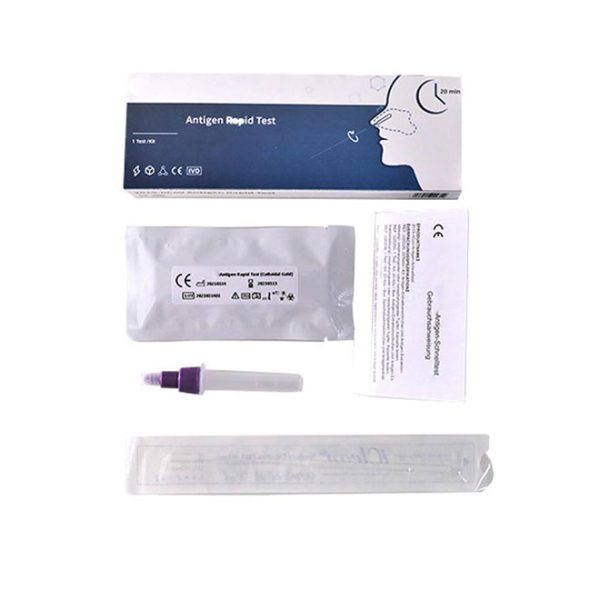 Kit de prueba de antígeno con hisopo de alta precisión B.S.D.DNA20