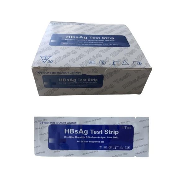 Kit de prueba de sangre diagnóstica rápida para Malaria/HCV/HBsAg/Sífilis/HP/VIH Hepatitis B Antígeno de Superficie Tira de Prueba MSLRT26