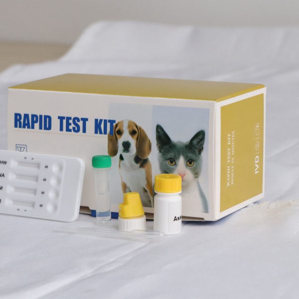 Kit de Prueba Rápida Combinada para Ehrlichia Canina Anaplasma Lyme Heartworm para Perros - Prueba Ehr Ana Lyme Hw MSLDH49B