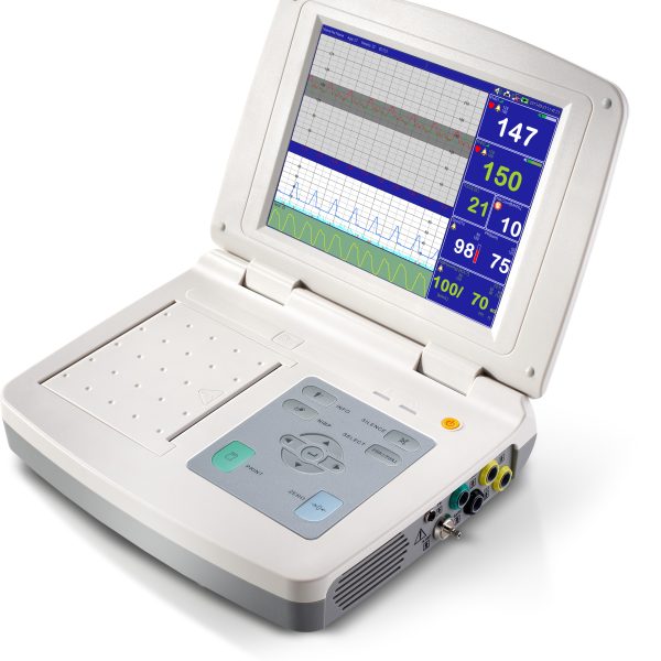 Máquina de CTG de la serie Mars K para monitorización doppler materna y fetal de TOCO, FHR, FM MSLMP22