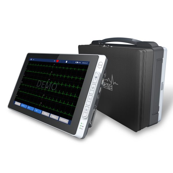 Máquina de ECG de 6 canales electrocardiógrafo electrodos de ECG/EKG desechables máquina de ECG de 12 derivaciones MSLEC43