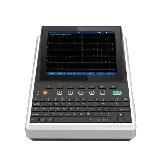 Máquina de ECG de doce canales en varios idiomas con pantalla táctil MSLEC29