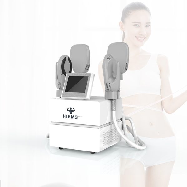 Máquina de escultura corporal de alta densidad Hiems Max4 EMT EMS para pérdida de peso con masajeador de EMS y 4 manijas MSLCA683