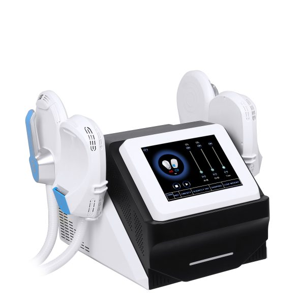 Máquina de escultura EMS con estimulador muscular de RF de 4 asas MSLCY45