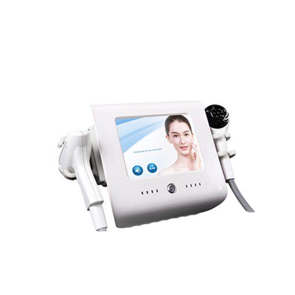 Máquina de estiramiento facial y tensado de la piel con RF y cabezal integrado