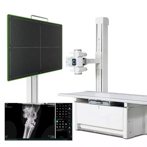 Máquina de imagen de rayos X de 50 kW Equipo de radiología digital para sistema de rayos X MSLHX04