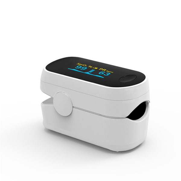 Máquina de oxímetro de pulso MSLXY13 en negro y blanco con seis pantallas diferentes