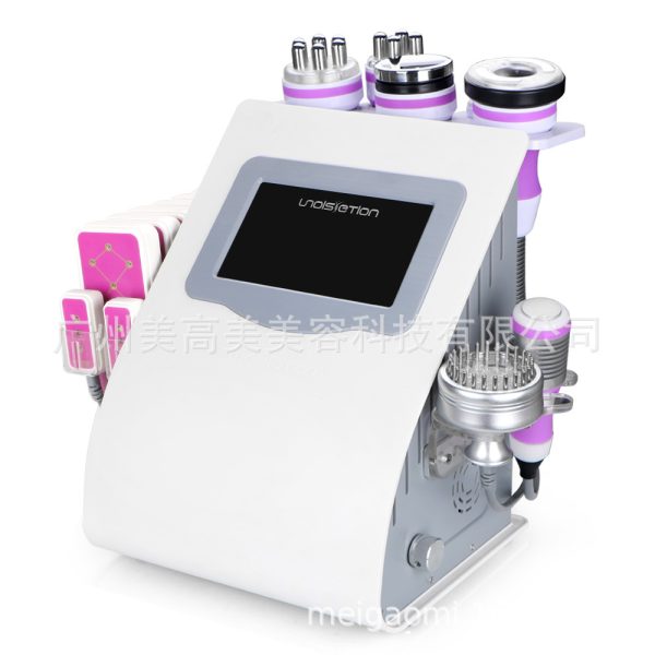 Máquina de pérdida de peso de cavitación 40k 9 en 1 equipo de belleza de terapia de vacío de ultrasonido Rf MSLCA597