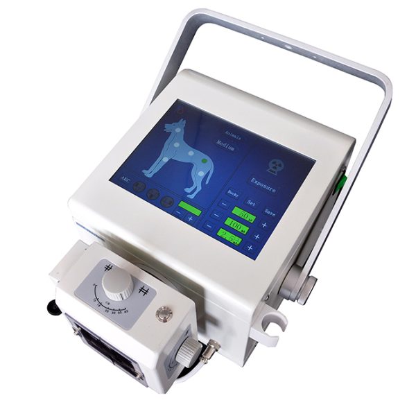 Máquina de rayos X móvil portátil veterinaria de alta frecuencia de 5 kW y 100 mA MSLPX38