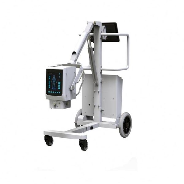 Máquina de rayos X portátil médica de 8 KW Máquina de radiología móvil de alta frecuencia digital con pantalla táctil LCD de 10.4 pulgadas MSLPX19