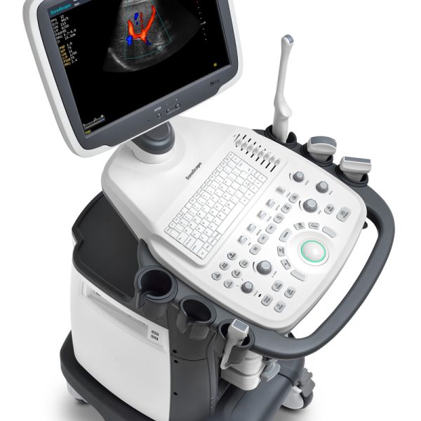 Máquina de ultrasonido Doppler a color Sonoscape S12 tipo carro para Cardiología Obstetricia/Ginecología 4D