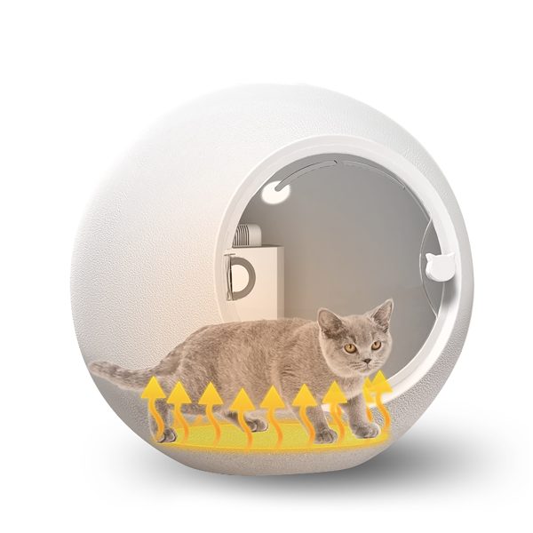 Máquina secadora de mascotas, caja secadora para perros, gatos y pequeños animales. Secador de pelo para aseo con soplador de agua de bajo ruido MSLHW300