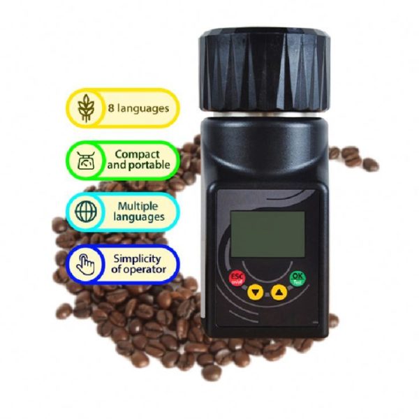 MEDSINGLONG Último Medidor de Humedad de Grano Portátil de 43 tipos para Café MSLOS43