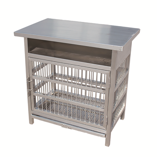 Mesa de clínica de jaula para mascotas para uso veterinario MSLDWL47