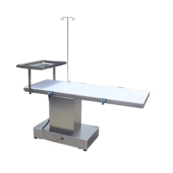 Mesa de operaciones veterinaria eléctrica de 1500*600 mm, cama de examen veterinario de acero inoxidable antirrobo MSLDWL62
