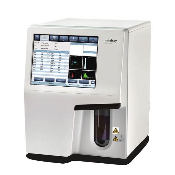 Mindray BC-5000 Máquina de sangre CBC totalmente automática Analizador de hematología Sistema de análisis de sangre Precio 5 Parte Hematología Analizador BC-5000