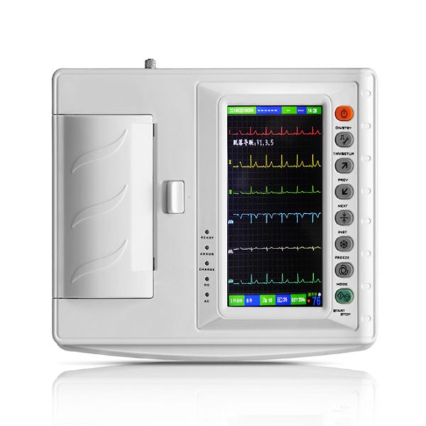 Monitor de ECG de 6 canales económico MSLEC47 para hospital clínico