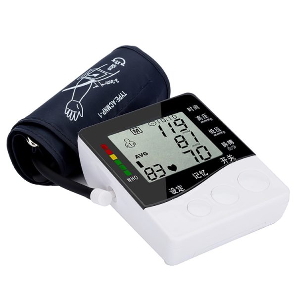 Monitor de presión arterial digital de brazo de alta precisión, monitor de presión arterial ambulatorio digital, esfigmomanómetro electrónico JZK-B01