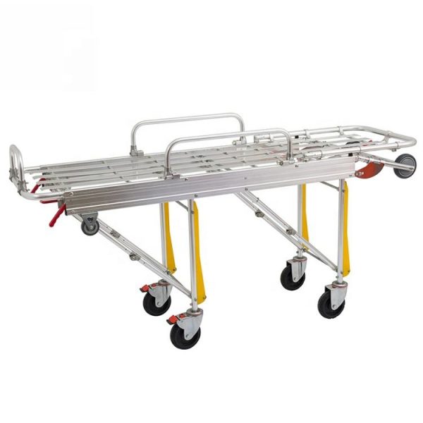 MSLGAL625 traslado de pacientes Camilla de ambulancia médica de aleación de aluminio automática para rescate de emergencia
