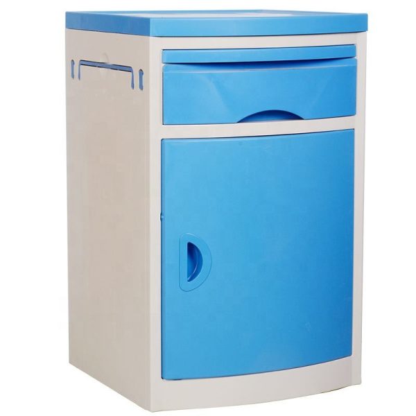 Mueble de hospital médico en plástico ABS, gabinete de hospital junto a la cama MSLYM50.