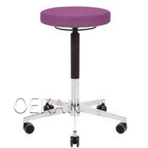 Muebles de hospital Taburete giratorio de acero inoxidable para operaciones Silla médica para médicos MSLCAI49