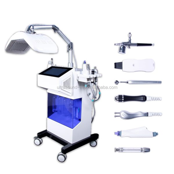 Nueva máquina de belleza Spa 2024 para el cuidado de la piel facial multifunción 8 en 1 con rociador para salón de belleza