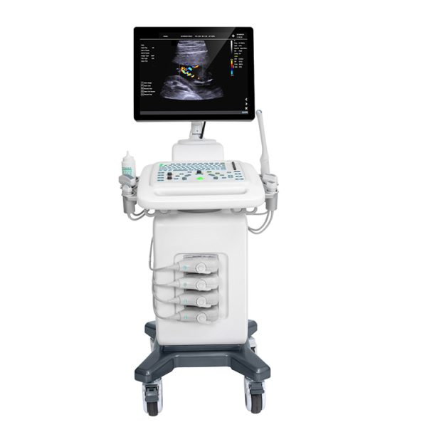 Nuevo diseño Máquina de ultrasonido Doppler en color para diagnóstico médico MSLVU60