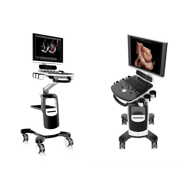 Nuevo ecógrafo Doppler en color Chison Qbit9 con carro, para ecocardiografía, vascular y musculoesquelético, de la marca Chison, ideal para hospitales.