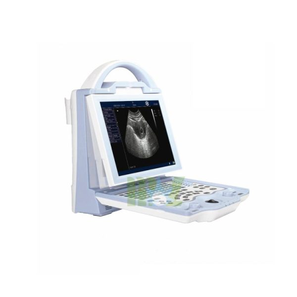Nuevo escáner de ultrasonido de escritorio LED a color rotativo para veterinaria MSLVU18