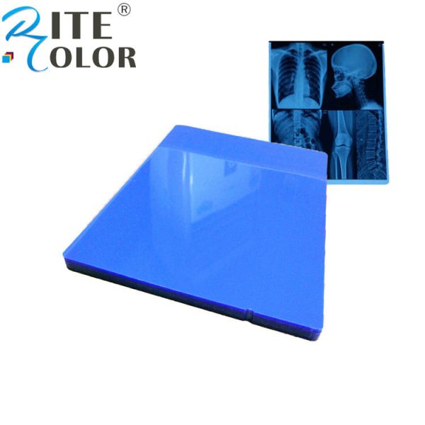 Película azul de imagen de rayos X láser en seco de inyección de tinta médica A4 14*17 para dispositivos médicosProductos en oferta