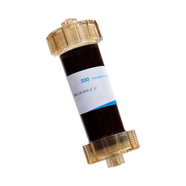 Consumibles médicos Hemoditoxificador Cartucho de hemoperfusión desechable B.S.D.GL00