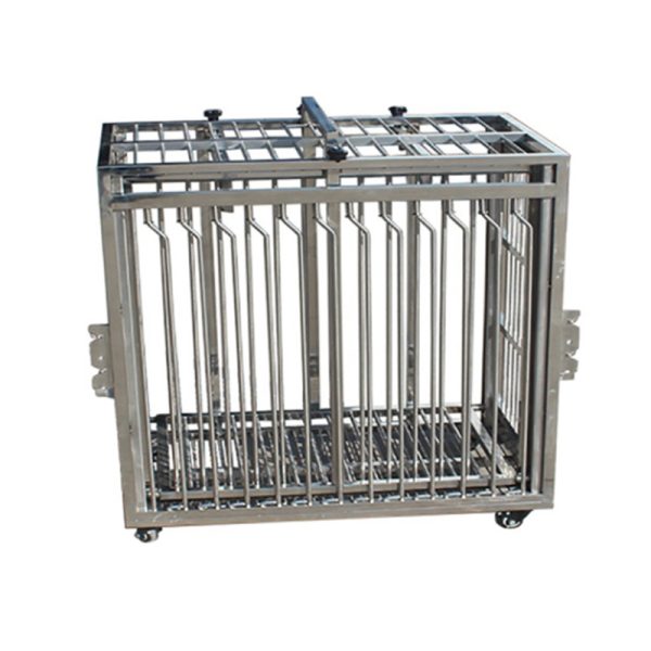 Jaula veterinaria grande para animales de acero inoxidable de clínica con buena calidad B.S.D.CLW78