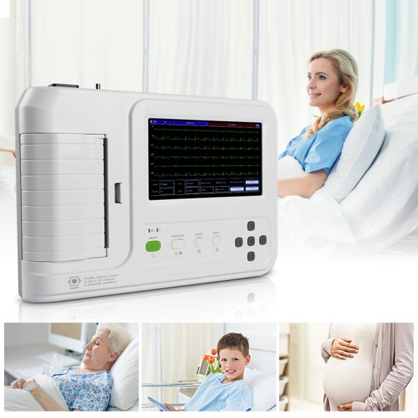 Máquina de ECG portátil digital de tres canales B.S.D.EC36 de venta caliente