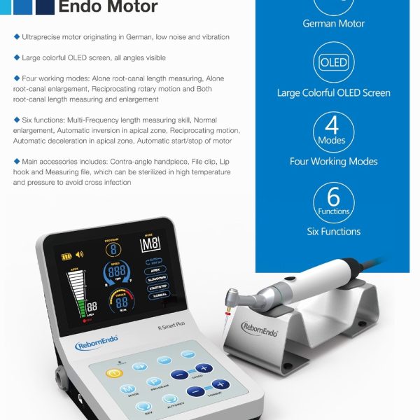 Motor de Endodoncia Dental Aparato de tratamiento de conducto radicular máquina LK-J31