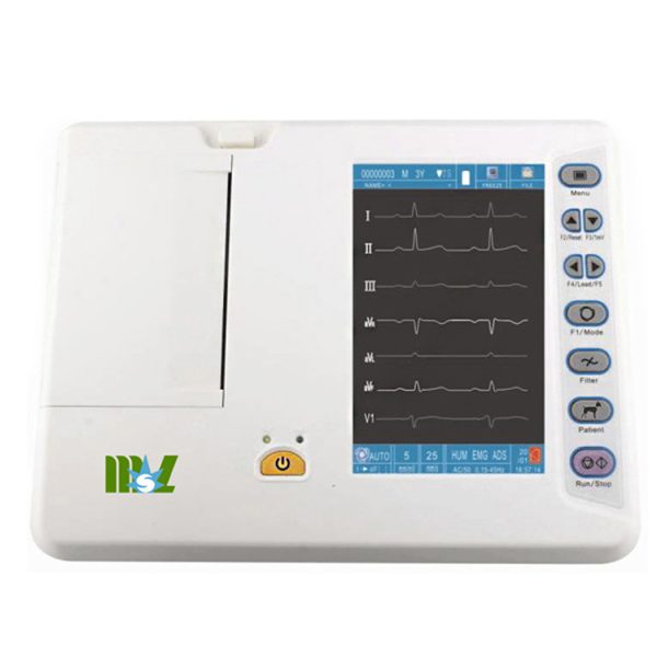 Portable 6-lead channel veterinary ecg machine for sale-MSLEC26