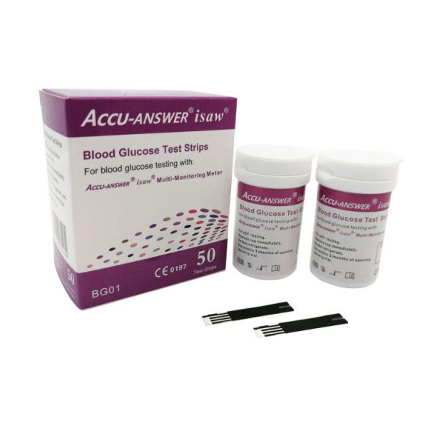 Producto médico desechable, medidor de glucosa para diabéticos, tiras reactivas para pruebas de glucosa en sangre de diabetes MSLBG105-1