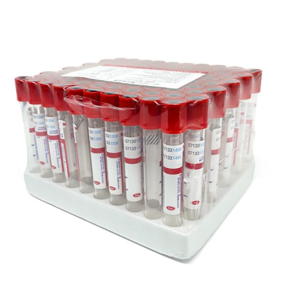 Prueba de coagulación de laboratorio HCY Tubo de colección de sangre al vacío micro desechable PET de 5 ml