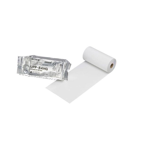 Rollo de papel térmico a color Sony Up-84Hg A7 para impresora de video de ultrasonido profesional.