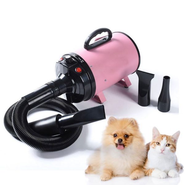 Secador de pelo para perros de alta velocidad MSLVH01 a buen precio con velocidad ajustable para el cuidado de mascotas.