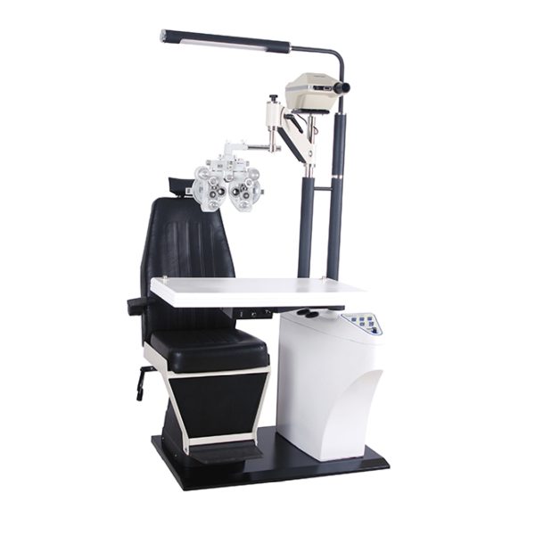 Silla óptica y mesa combinada con soporte Mesa de combinación de optometría Unidad oftálmica TR-102A