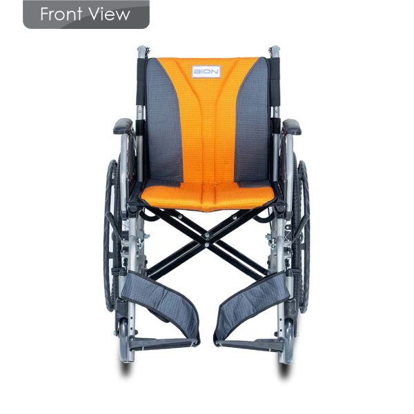 Silla de ruedas portátil manual ligera MSLKF043