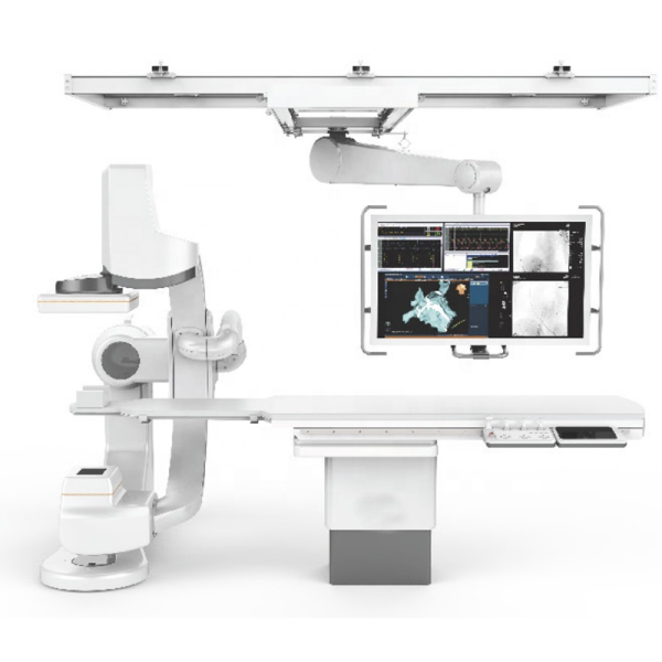 Sistema de Angiografía por Sustracción Digital Sistema Angiográfico con Arco en C Montado en el Suelo Máquina de Angiografía con Arco en C Quirúrgico DSA MSLCX61