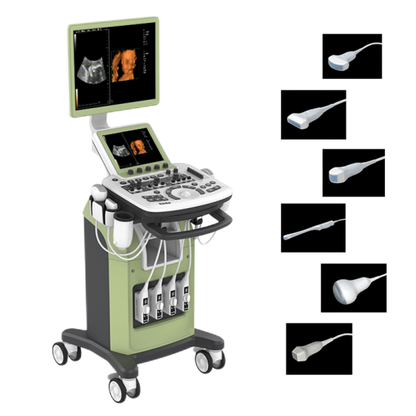 Sistema de ultrasonido Doppler en color digital 3D/4D con carro MSLCU46A