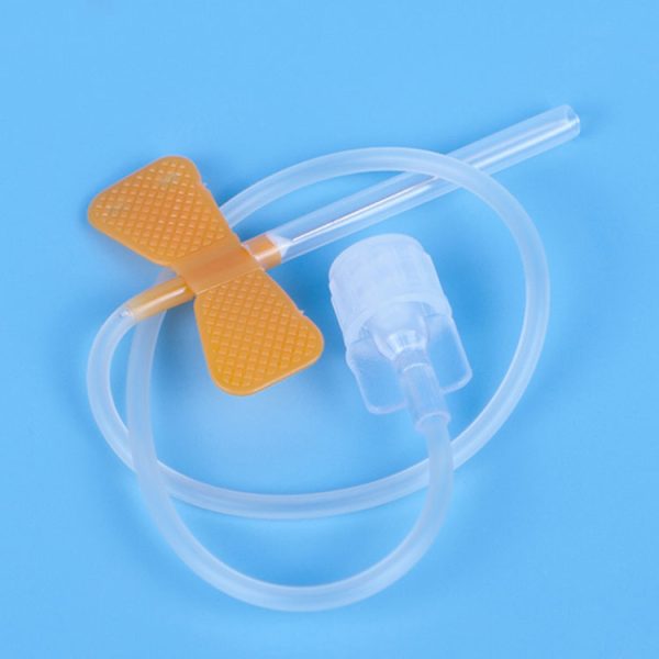 Suministros de infusión médica para uso hospitalario Aguja de mariposa estéril desechable para vena del cuero cabelludo MSLD607 de 20/21/22/23/24/25/26G