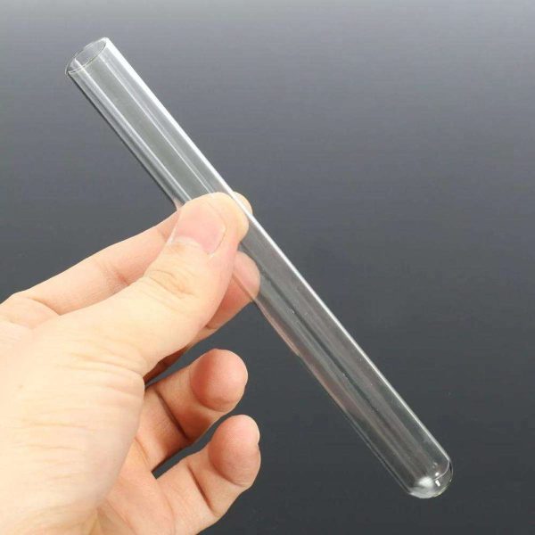 Tubo de cultivo de vidrio de borosilicato de cuello plano redondo al por mayor y personalizado en diferentes tamaños de productos de venta caliente MSLJSHB793