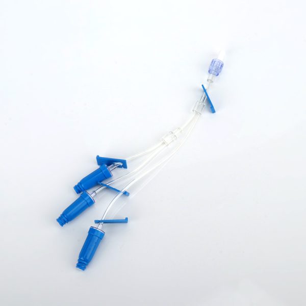 Tubo de extensión médico de múltiples vías con adaptadores de sitio de inyección sin aguja MSLD838