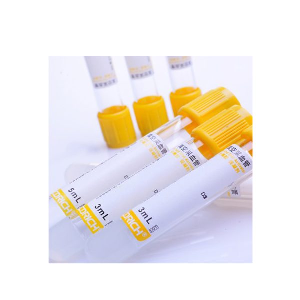 Tubo de sangre con tapa amarilla Vacutainer KG030AS